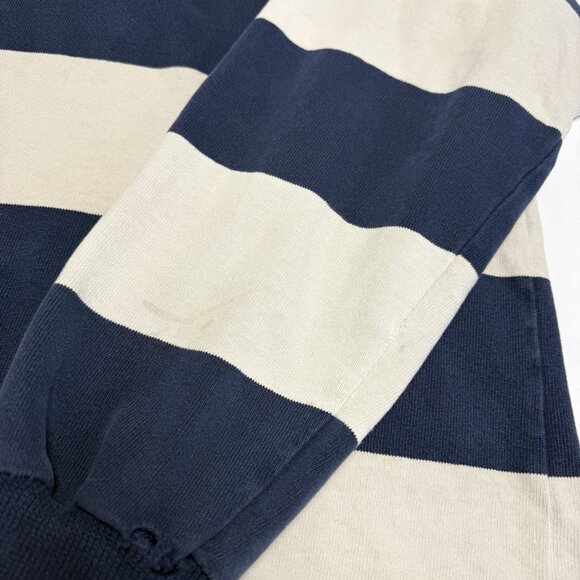 Barbarian Rugby Wear Shirt Mens Large 21x26.5 Gonzaga Striped Logo - Picture 12 of 15